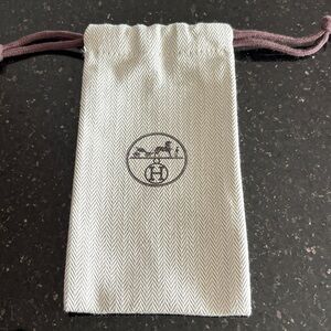 Authentic Hermès dust bag 7x3"